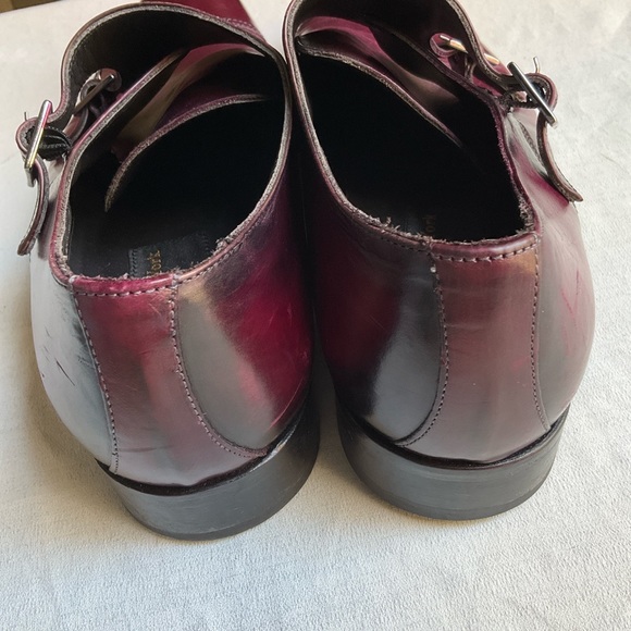 To Boot New York By Adam Derrick monk strap cherry loafers